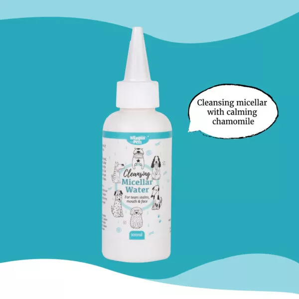 Cleansing Micellar Water 100ml – For Skin Folds, Tear Stains & Mucky Mouths