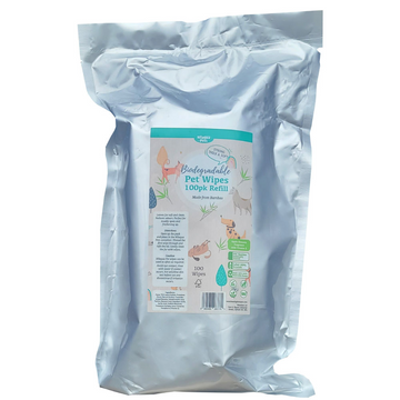 ECO REFILL – Biodegradable Pet Wipes 100pk