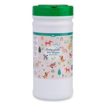 Bamboo Biodegradable Pet Wipes 100pk